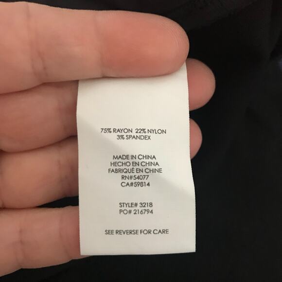 Cabi Utility Skirt Womens 6 Black Ponte Knit Retro Mod Mini Stretch Pockets 3218 - Picture 6 of 9